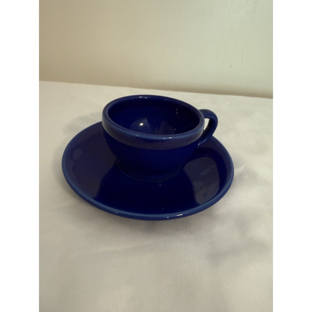 Tea Cup‎ And Saucer Cobalt Blue Old Amsterdam New